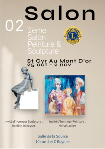 Salon peinture Saint Cyr Mont D Or Septembre 2025