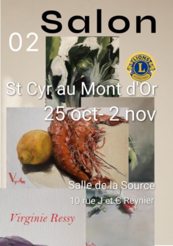 Exposition 2025 Virginie Ressy Peintre Lyonnais 