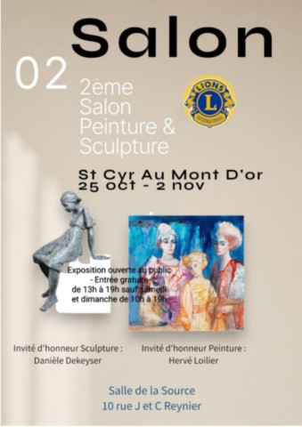 Salon peinture Saint Cyr Mont D Or Septembre 2025